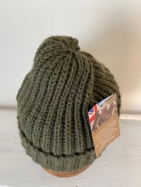 Image 10 of Alpaca Beanie - Olive £60.00