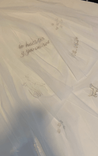 Image 1 of Velo de Novia Bordado
