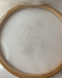 Image 3 of Velo de Novia Bordado