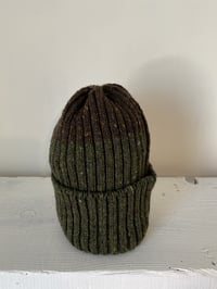 Image 2 of Beanie - Hunter Green & Brown £55.00