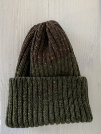 Image 3 of Beanie - Hunter Green & Brown £55.00