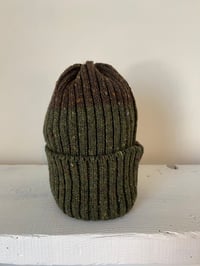 Image 1 of Beanie - Hunter Green & Brown £55.00