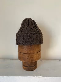 Image 4 of Beanie - Brown Cable £58.00