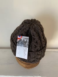 Image 8 of Beanie - Brown Cable £58.00