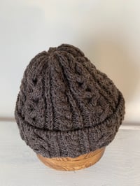 Image 10 of Beanie - Brown Cable £58.00