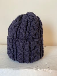 Image 1 of Beanie - Indigo Cable £58.00