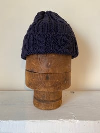 Image 3 of Beanie - Indigo Cable £58.00