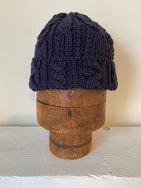 Image 5 of Beanie - Indigo Cable £58.00