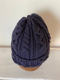 Image 6 of Beanie - Indigo Cable £58.00