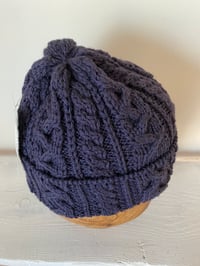 Image 9 of Beanie - Indigo Cable £58.00