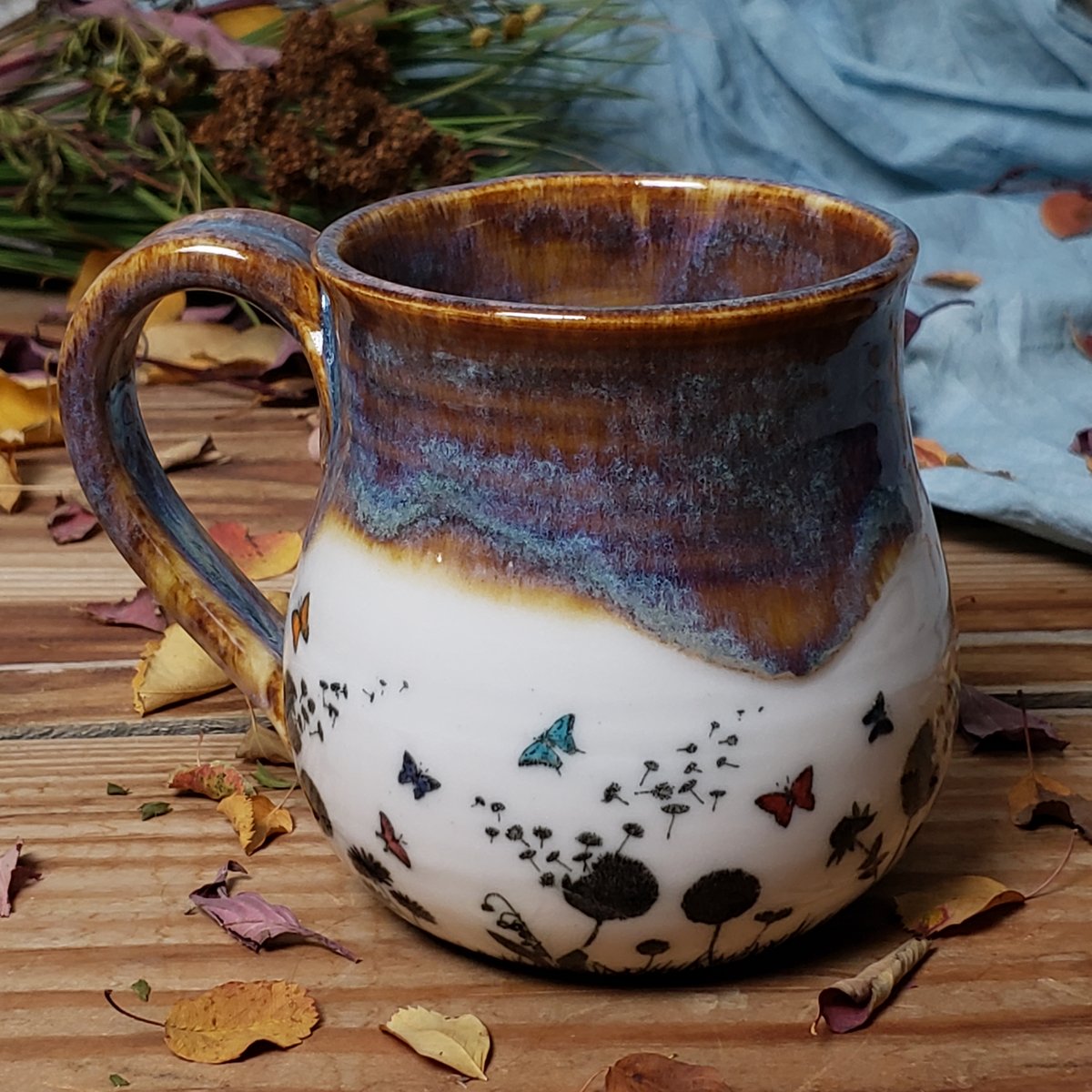 Image of Butterfly Friends mug 102405