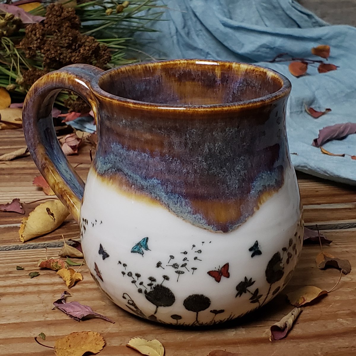 Image of Butterfly Friends mug 102405