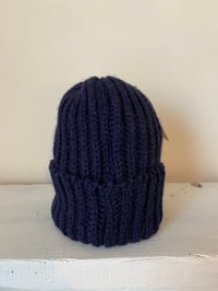 Image 2 of Alpaca Beanie - Navy £60.00