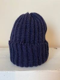 Image 1 of Alpaca Beanie - Navy £60.00