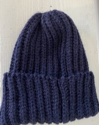 Image 10 of Alpaca Beanie - Navy £60.00