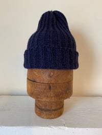 Image 3 of Alpaca Beanie - Navy £60.00