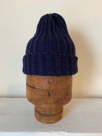 Image 4 of Alpaca Beanie - Navy £60.00