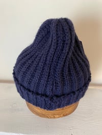 Image 6 of Alpaca Beanie - Navy £60.00