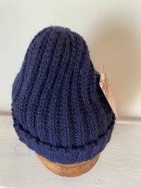 Image 7 of Alpaca Beanie - Navy £60.00