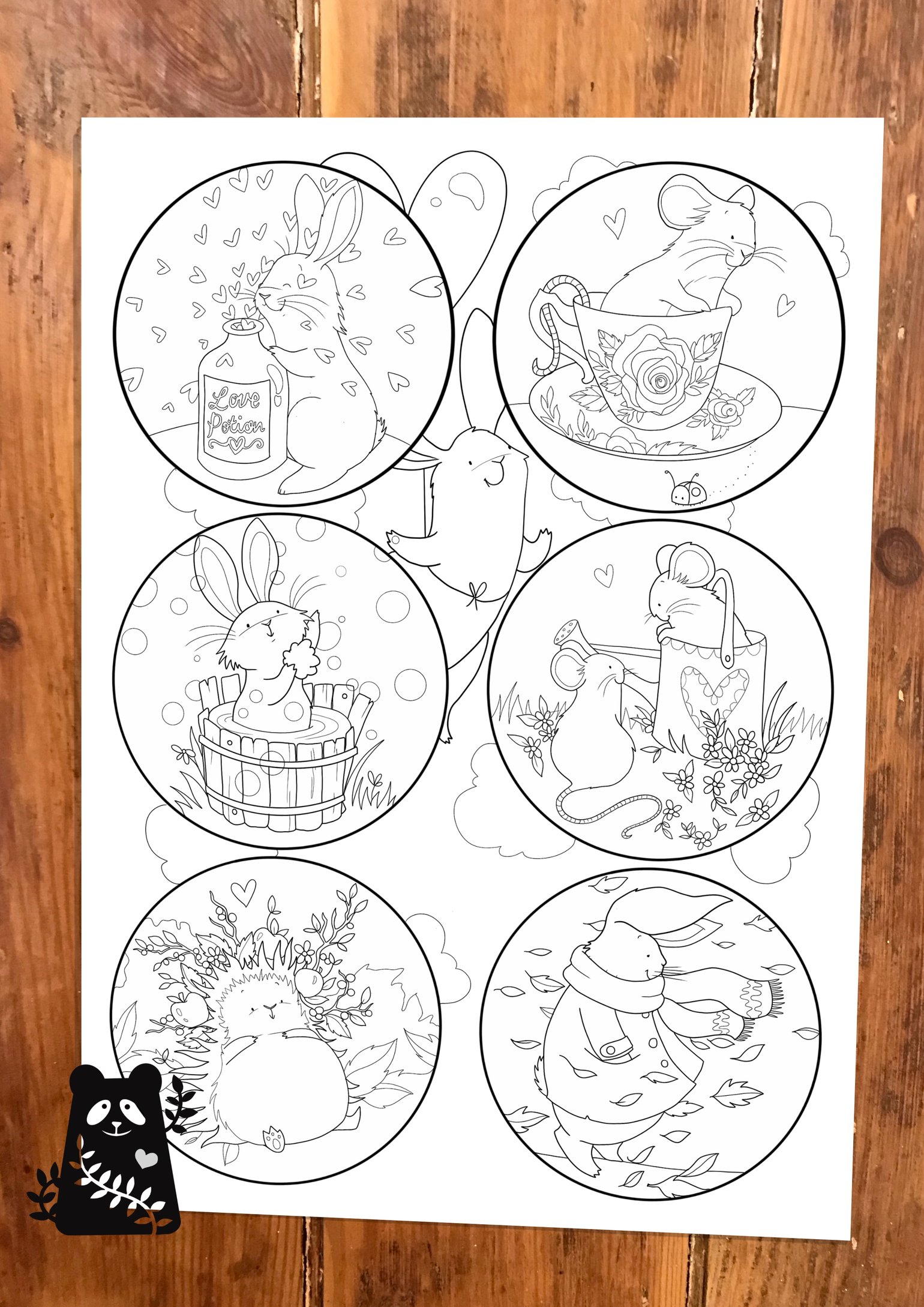 Image of Forest Friends Colouring Sheet 