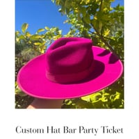 Custom Hat Bat Ticket