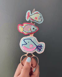 Image 5 of Embroidered Fish Magnets