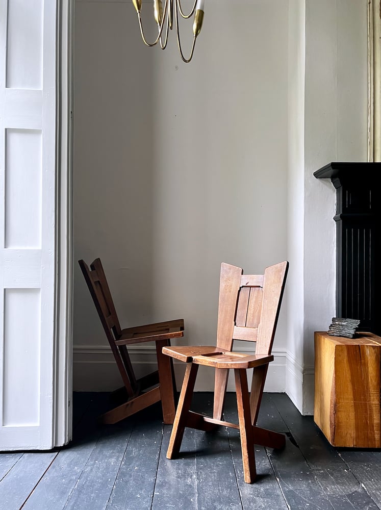 Image of Pair of Arts & Crafts Side Chairs, Early 20th Century European