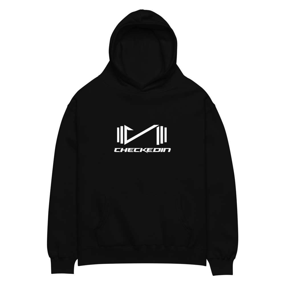 Image of Checkedin Oversized Graphic Hoodie