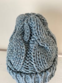 Image 18 of Beanie - Pastel Blue cable £58.00