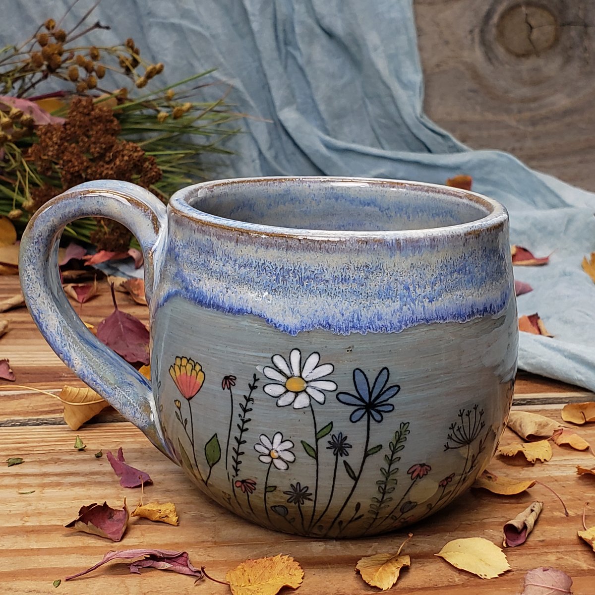 Image of Meadow Walker Globe mug 102401