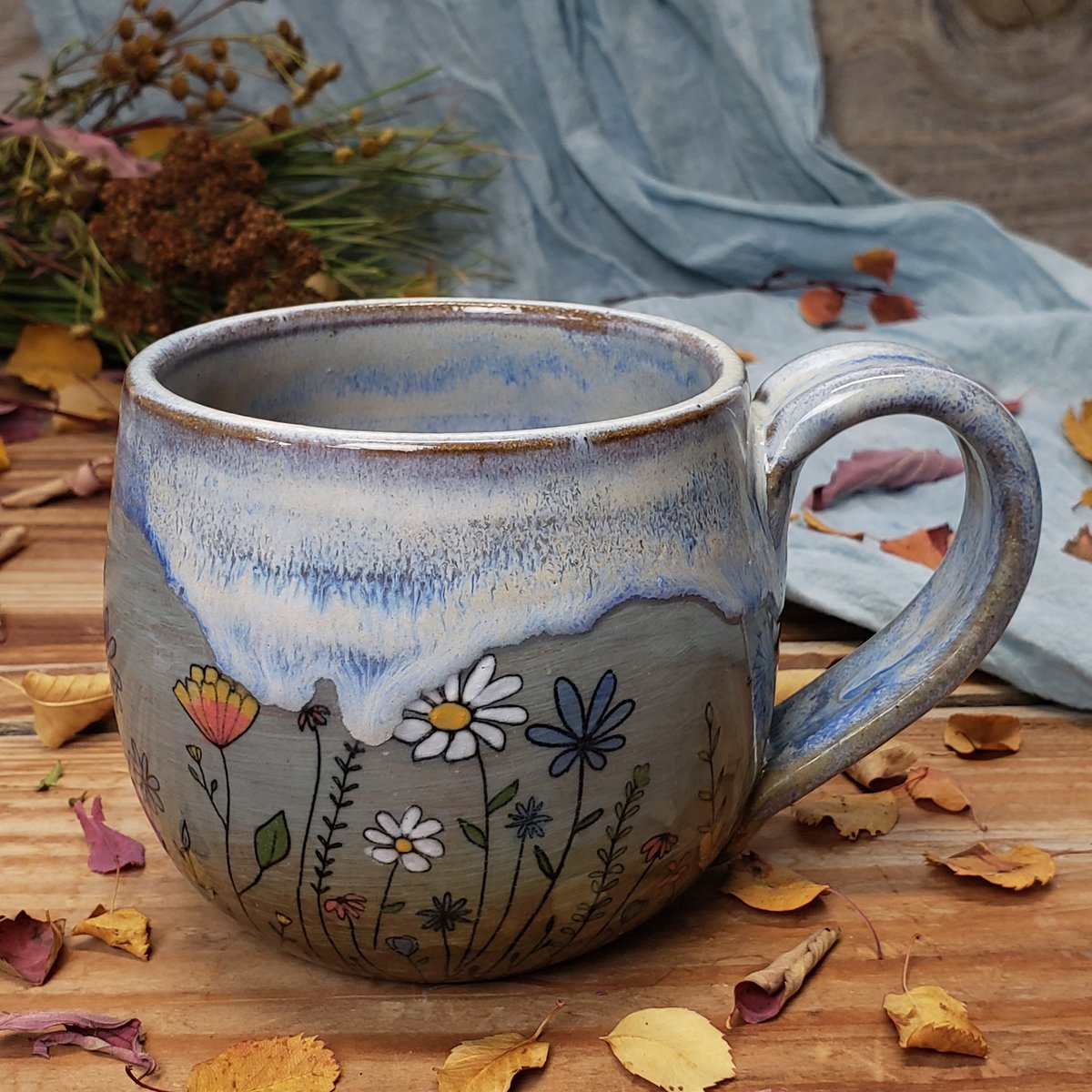 Image of Meadow Walker Globe mug 102402