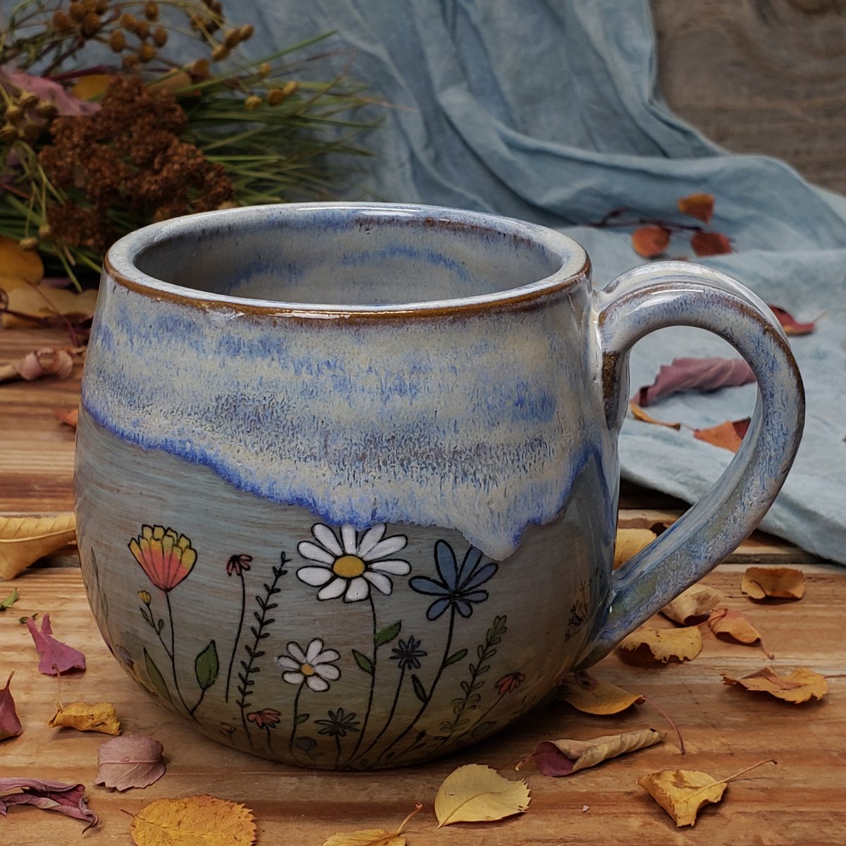 Image of Meadow Walker Globe mug 102403