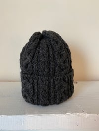 Image 1 of Beanie - Charcoal Cable £58.00