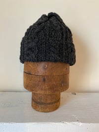 Image 5 of Beanie - Charcoal Cable £58.00