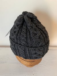 Image 7 of Beanie - Charcoal Cable £58.00