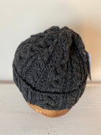 Image 10 of Beanie - Charcoal Cable £58.00