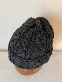 Image 11 of Beanie - Charcoal Cable £58.00