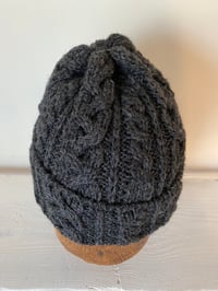 Image 12 of Beanie - Charcoal Cable £58.00