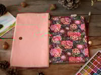 Image 3 of Pochette pour PINCEAUX  "Fleuri"