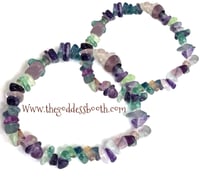 Image 1 of Fluorite Chip Bracelet