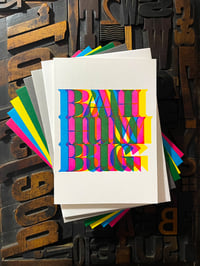 Image 1 of BahHumBug | letterpress Christmas card