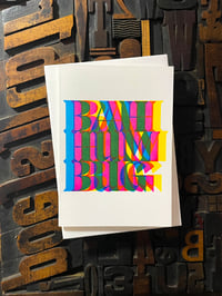 Image 3 of BahHumBug | letterpress Christmas card