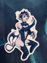 Image 2 of dark faerie boy sticker