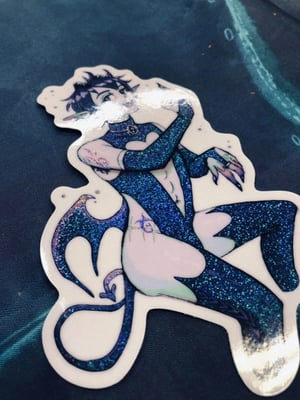 dark faerie boy sticker