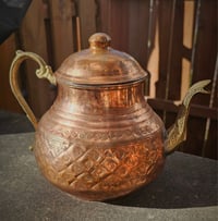 Image 2 of Copper Brass Teapot 