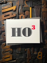 Image 5 of Ho Ho Ho | Black | Christmas letterpress card