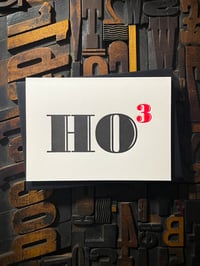 Image 6 of Ho Ho Ho | Black | Christmas letterpress card
