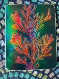 Image 1 of Tranquil Coral holographic sticker