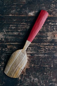 Image 4 of Handcarved cherry eating spoon - Red Berry 