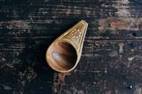 Image 2 of Handcarved cherry coffee scoop - Sunrise 